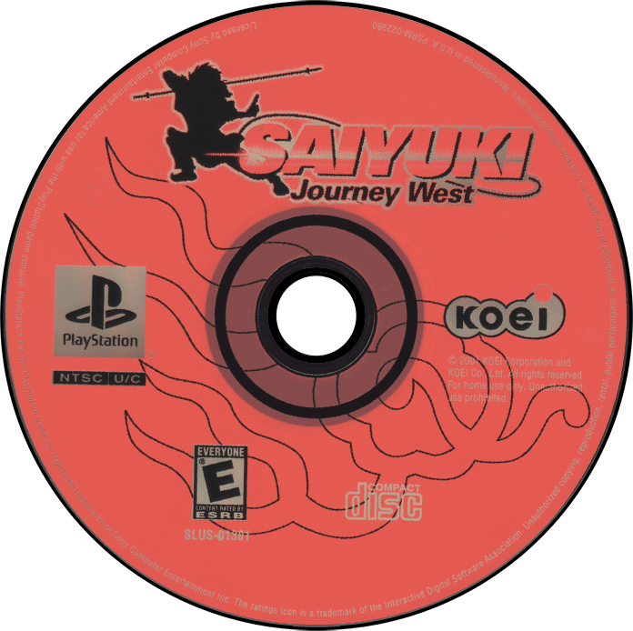 Saiyuki Journey West media 5 for Playstation